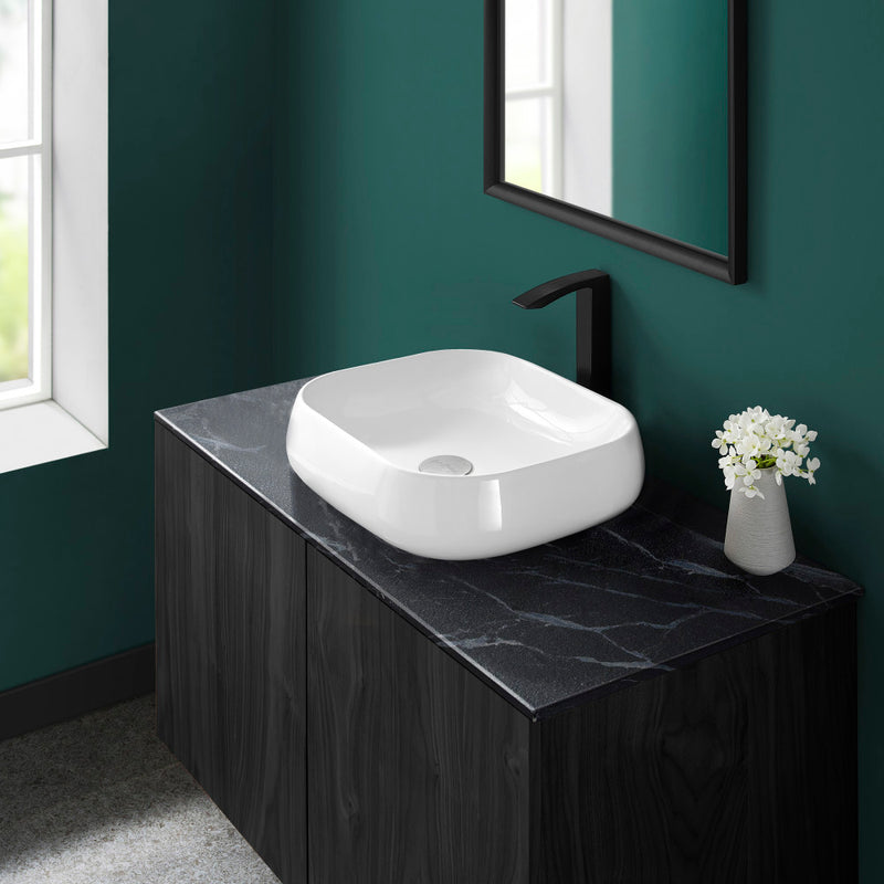 Chateau 18 Square Ceramic Vessel Sink