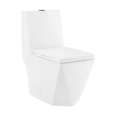 Brusque One-Piece Square Toilet Dual-Flush 1.1/1.6 gpf