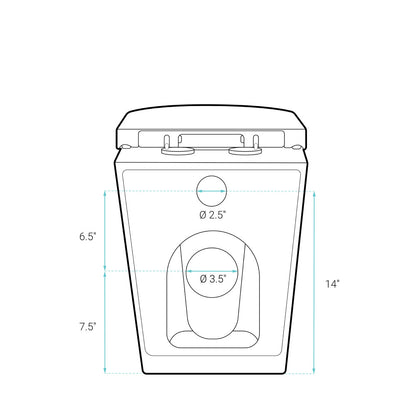 St. Tropez Back-to-Wall Elongated Toilet Bowl