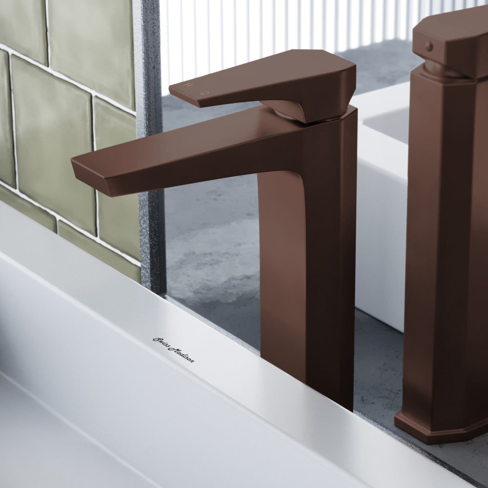 Voltaire Single Hole, Single-Handle, High Arc Bathroom Faucet in Oil Rubbed Bronze