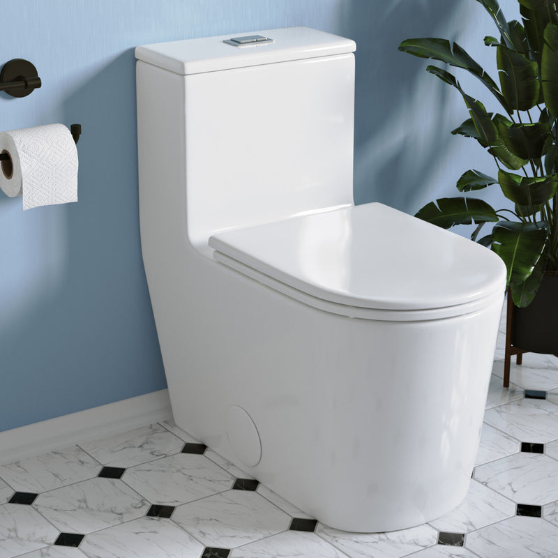 Liberte One-Piece Elongated Toilet Dual-Flush 1.1/1.6 gpf