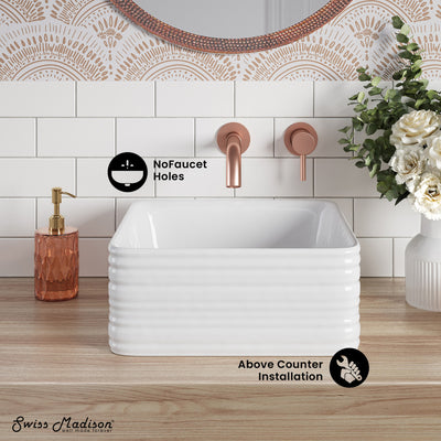 Adour 14'' Vessel Sink in White