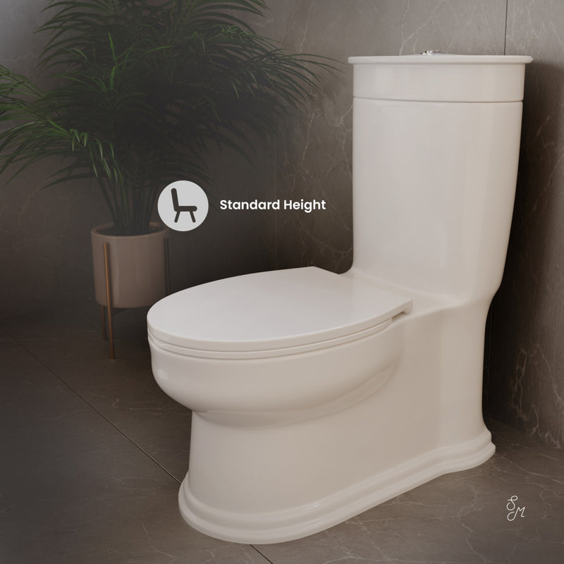 Santorini One-Piece Elongated Toilet Dual-Flush 1.1/1.6 gpf