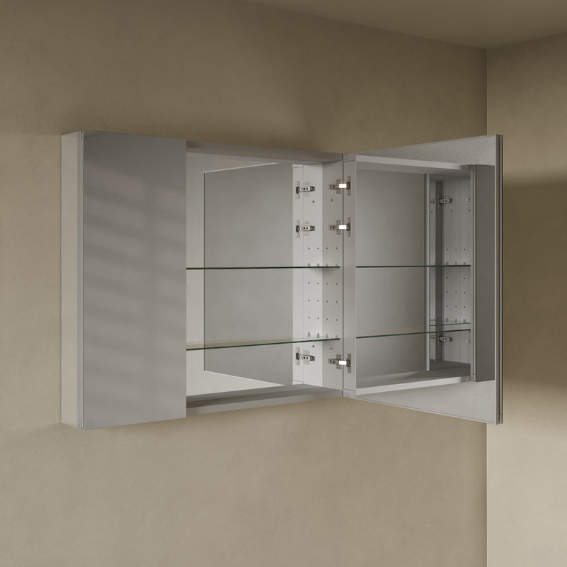 Cache 36 x 30 Rectangle Recessed/Wall Mount Medicine Cabinet with Mirrored Sides