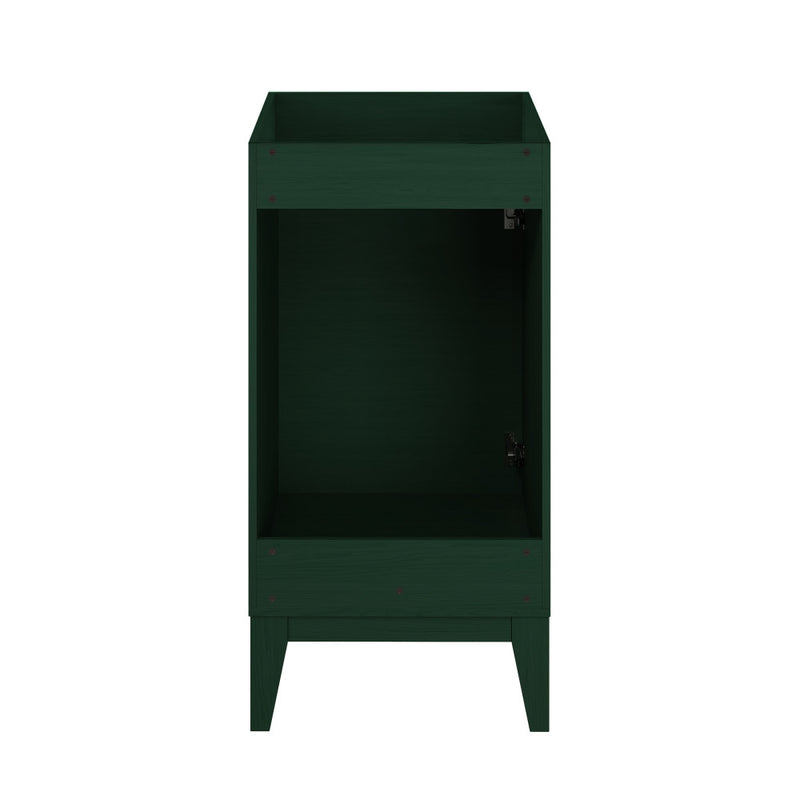 Cascade 18" Freestanding Bathroom Vanity Cabinet without Top in Green Oak