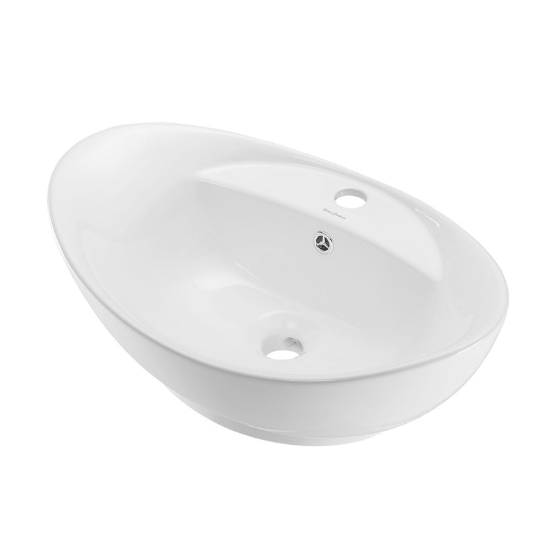 Ivy 23 Oval Ceramic Vessel Sink