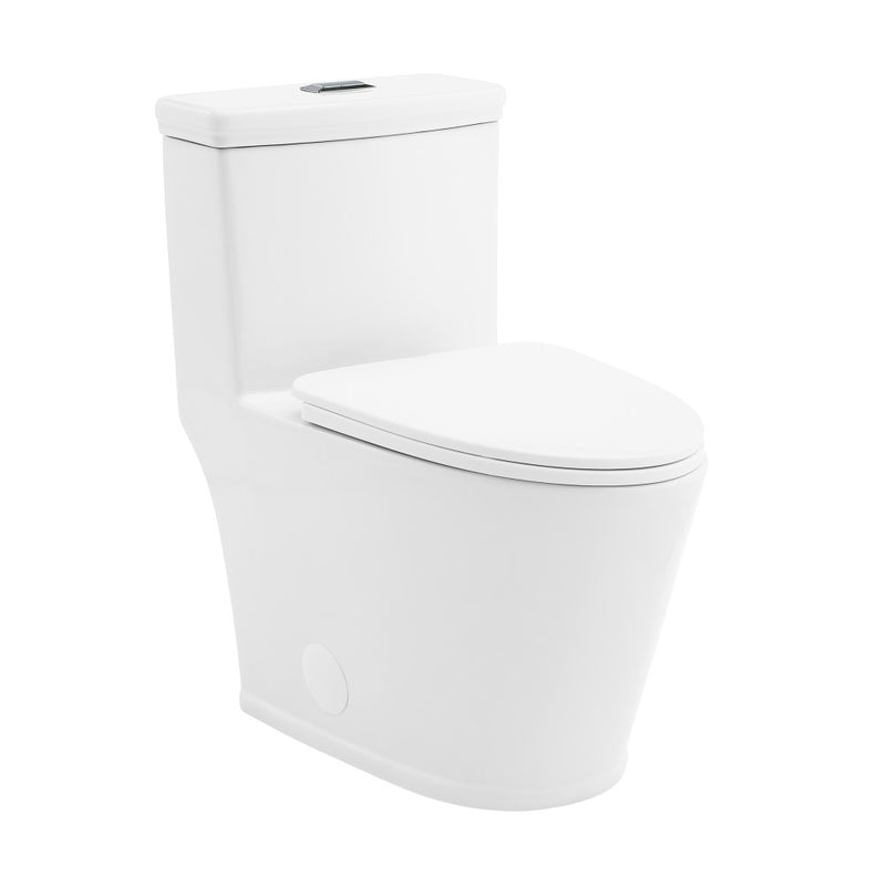 Beau One-Piece Elongated Toilet Dual-Flush 1.1/1.6 gpf (6-Pack)