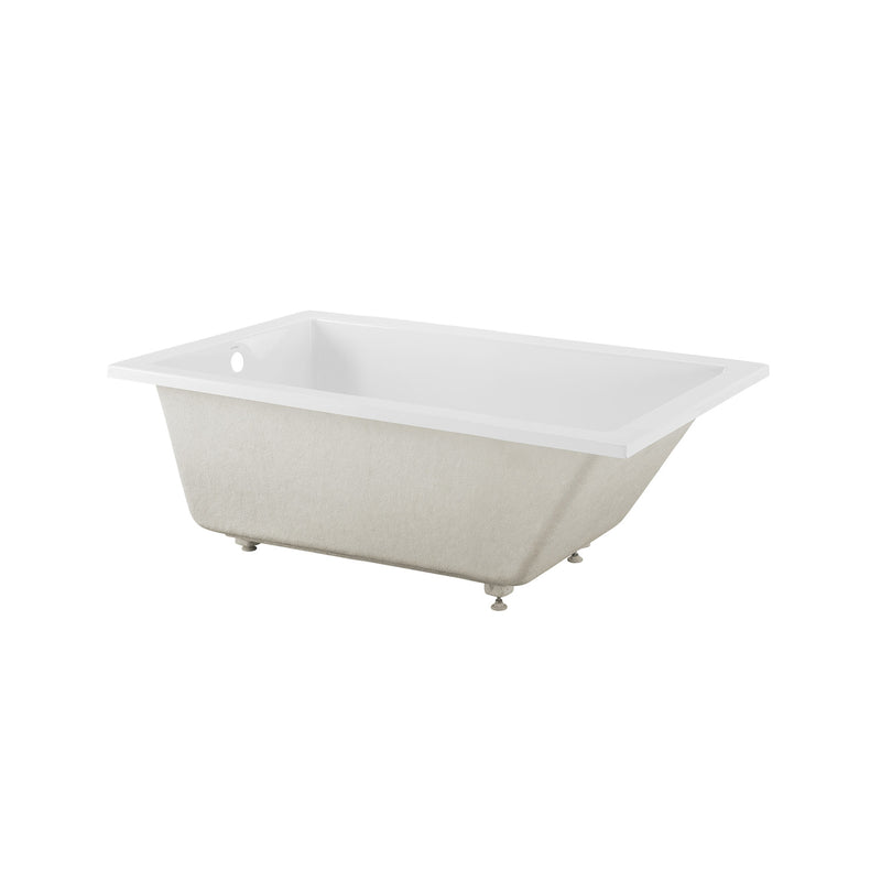 Voltaire 60" x 36" Reversible Drain Drop-In Bathtub