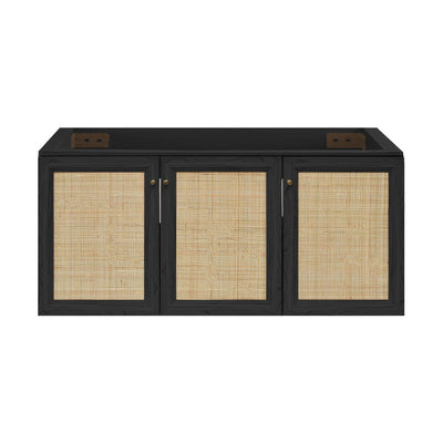 Classe 48" Wall-Mounted Bathroom Vanity Cabinet without Top in Black Oak