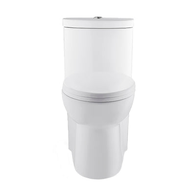 Sublime One Piece Elongated Toilet with Touchless Retrofit Dual Flush 1.1/1.6 gpf
