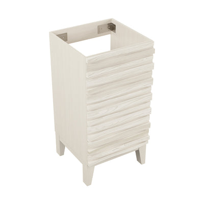 Cascade 18" Freestanding Bathroom Vanity Cabinet without Top in White Oak