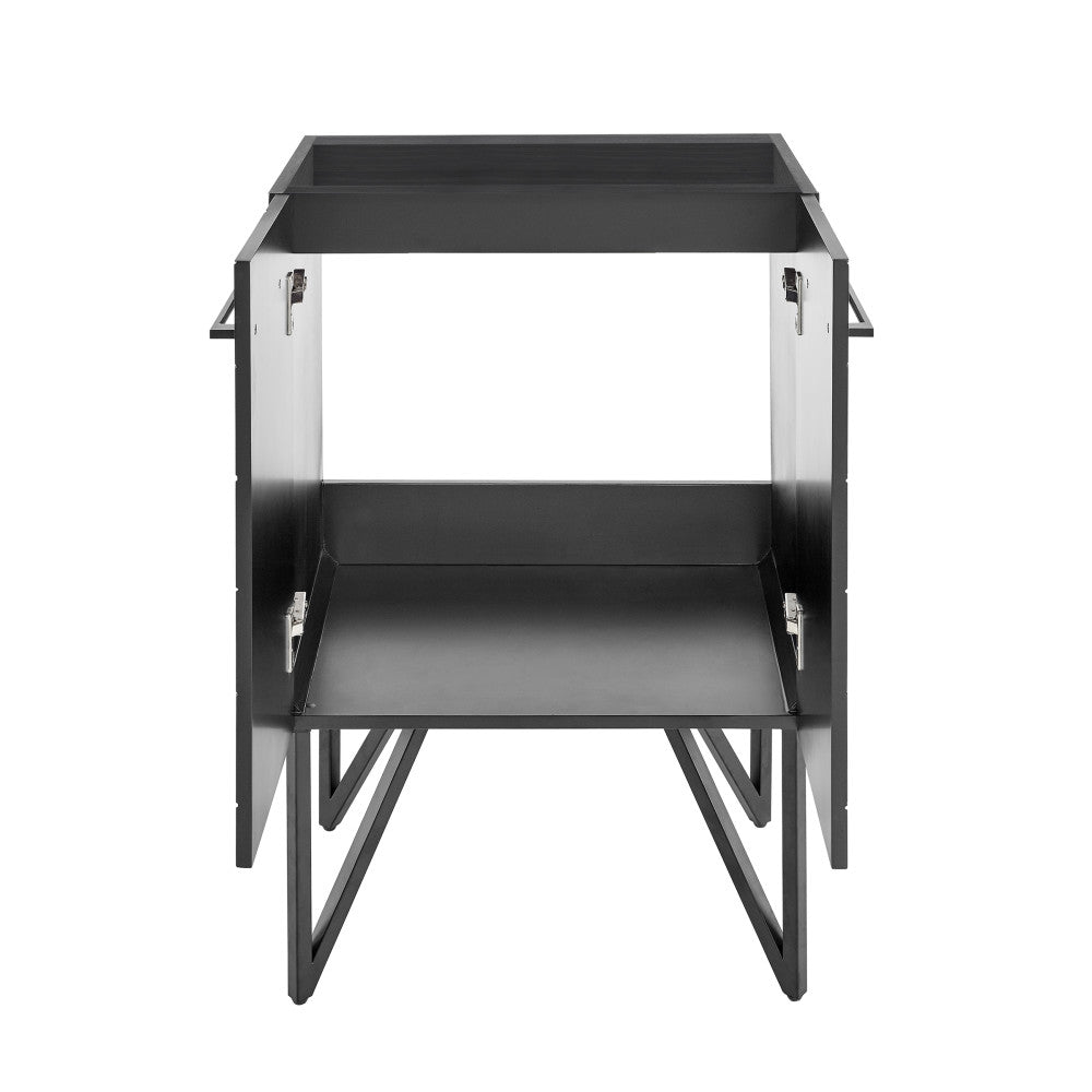 Annecy 24 Phantom Black Bathroom Vanity Cabinet Only (SM-BV251B)