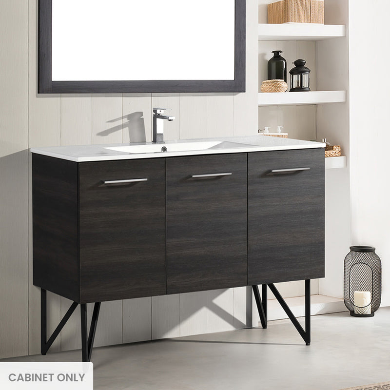 Annecy 48 Black Walnut Bathroom Vanity Cabinet Only (SM-BV224)