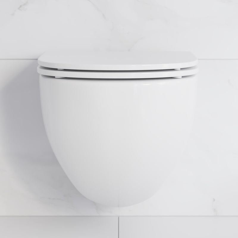 St. Tropez Wall-Hung Toilet Bowl Only in Matte White