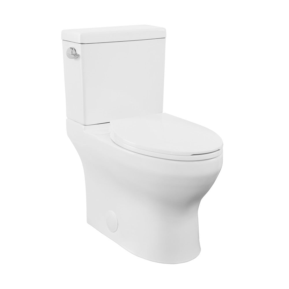 【LALAVIE×DEUXIEMECLASSE】23070510001330 Classe Two-Piece Elongated Left Side Flush Handle Toilet 1.28 gpf