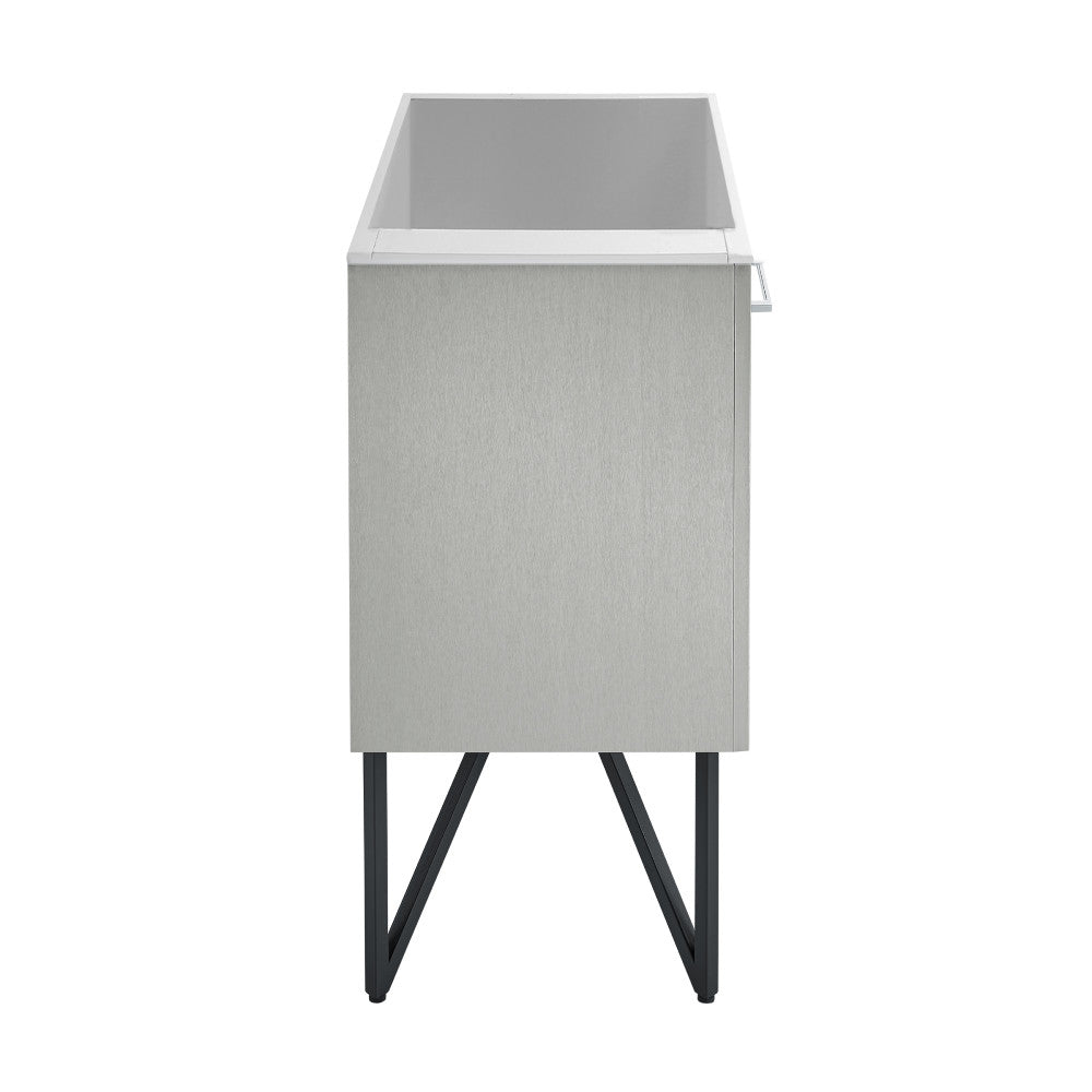 Annecy 36" Bathroom Vanity in Brushed Gray - Cabinet Only
