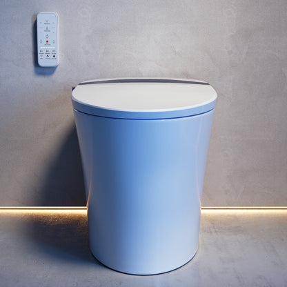 Viro Smart Tankless Elongated Toilet and Bidet, Touchless Vortex Dual-Flush 1.1/1.6 gpf