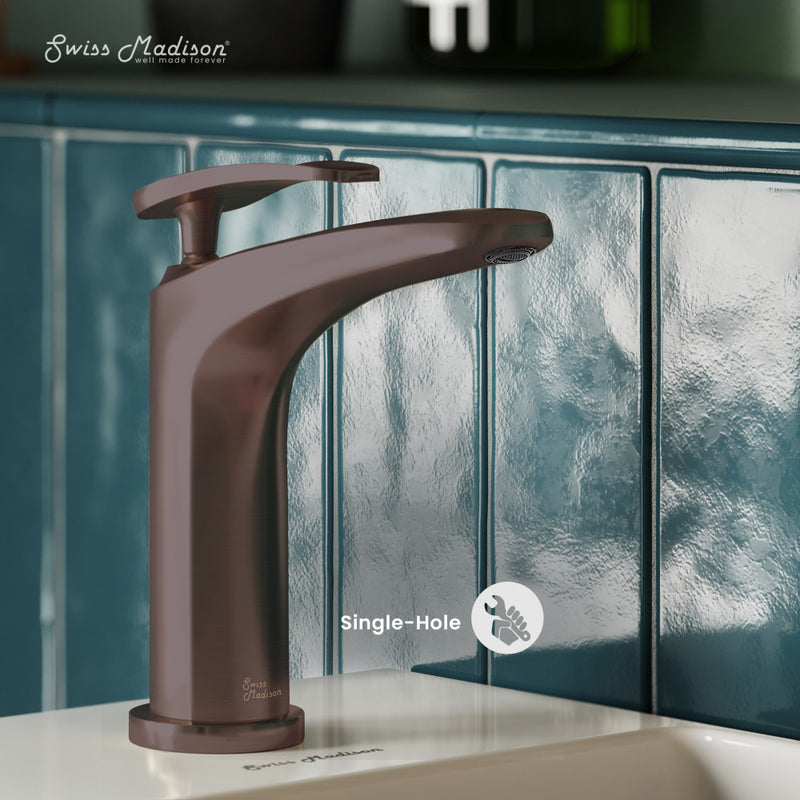 Sublime Single Hole, Single-Handle, Bathroom Faucet in Oil Rubbed Bronze