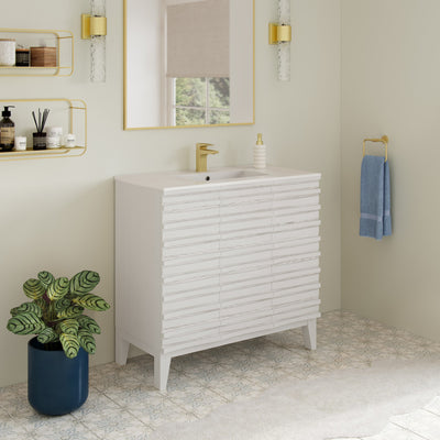 Cascade 36'' Bathroom Vanity in White