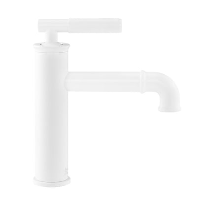 Avallon Single Hole, Single-Handle Sleek, Bathroom Faucet in Matte White