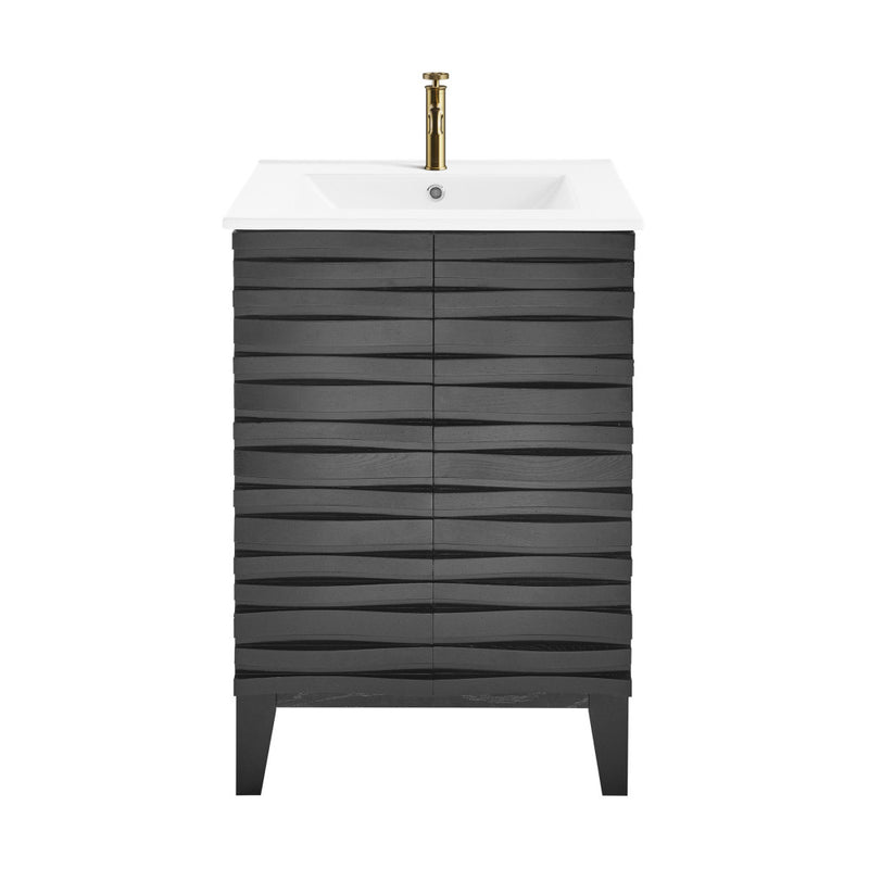 Cascade 24" Bathroom Vanity in Black