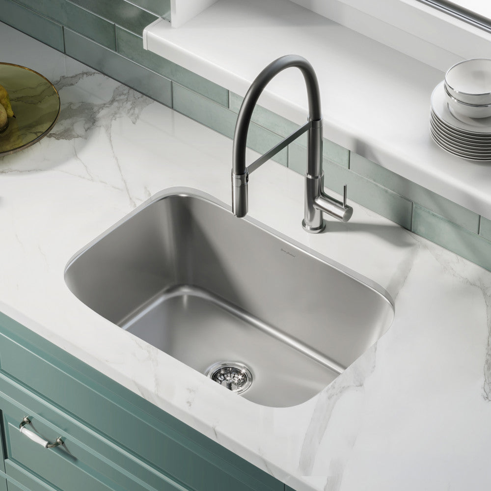 Toulouse 27 x 18 Stainless Steel, Single Basin, Undermount Kitchen Sink