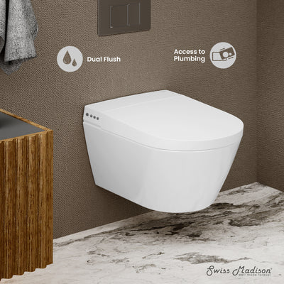 Hugo Smart Wall-Hung Toilet with Bidet Bundle