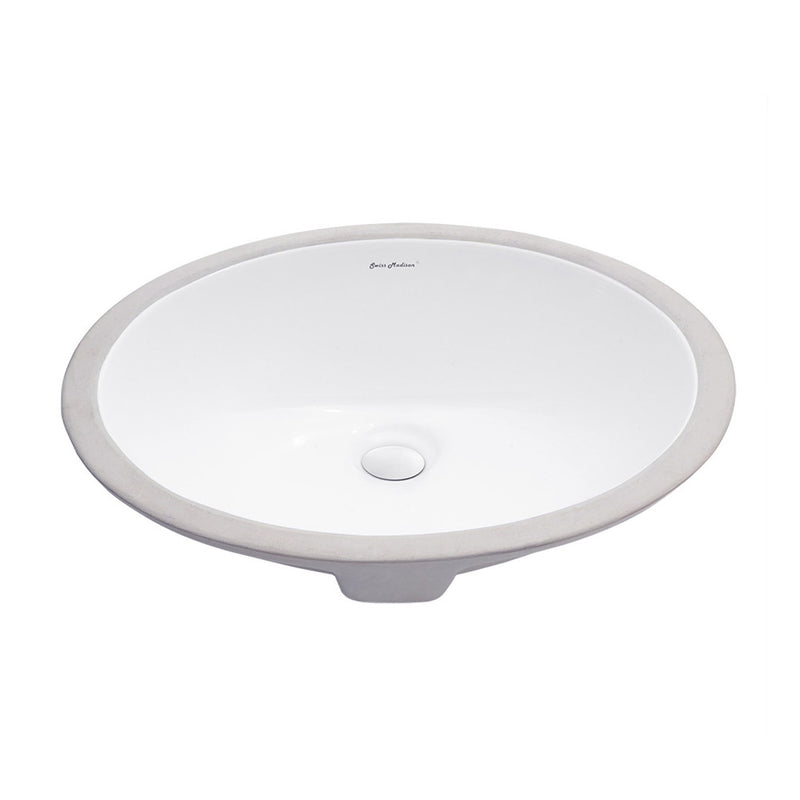 Monaco 19 Oval Under-Mount Bathroom Sink