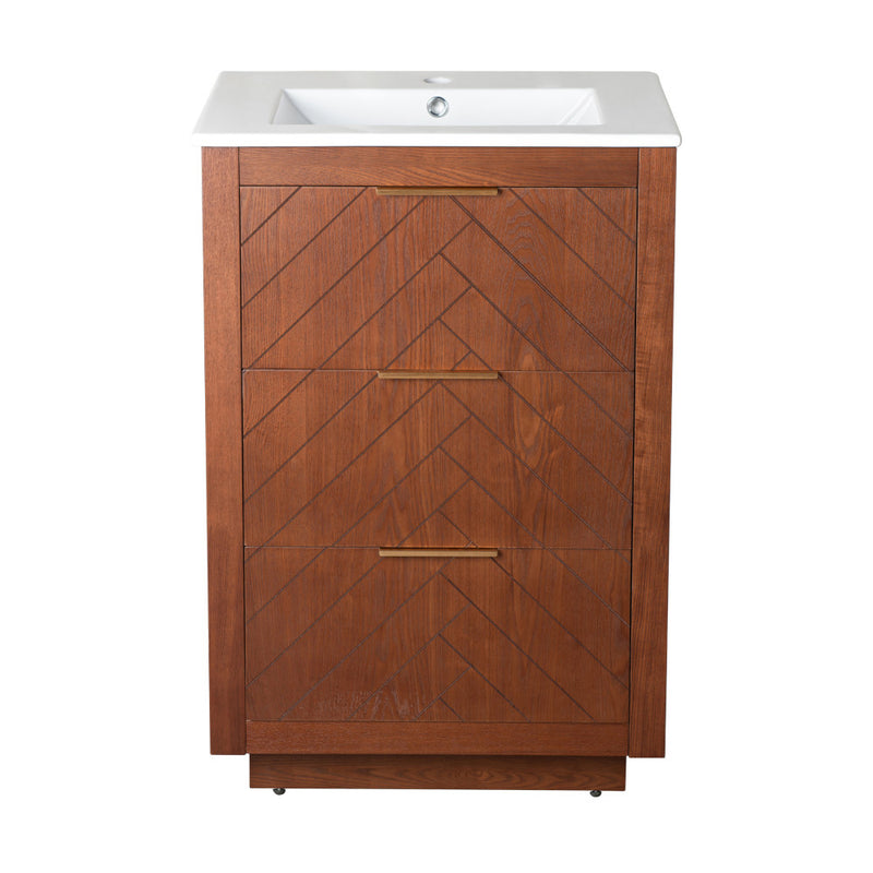 Daxton 24" Bathroom Vanity in Walnut