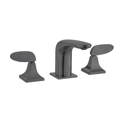 Chateau 8 in. Widespread, 2-Handle, Bathroom Faucet in Gunmetal Gray