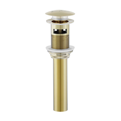 Residential Pop Up Sink Drain 1.75 in Gold
