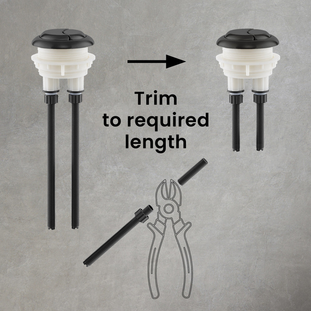 Toilet Hardware Black (SM-1T205HB, SM-1T256HB)