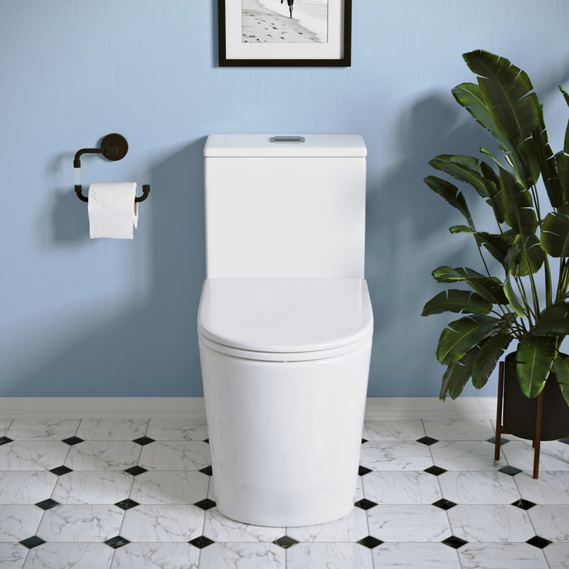 Liberte One-Piece Elongated Toilet Dual-Flush 1.1/1.6 gpf