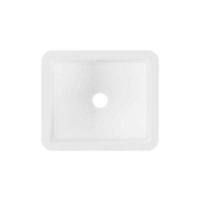 Rochelle 24 x 18 ceramic single basin, drop-in/undermount kitchen sink