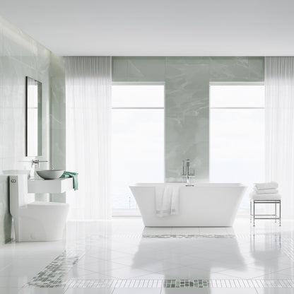St. Tropez One-Piece Elongated Toilet Side Flush 1.28 gpf (6 - Pack)