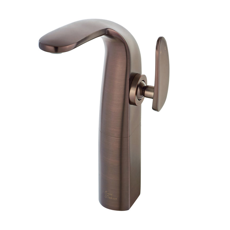 Chateau Single Hole, Single-Handle, High Arc Bathroom Faucet in Oil Rubbed Bronze