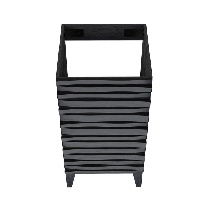 Cascade 18" Bathroom Vanity in Black - Cabinet