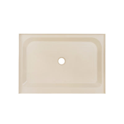 Voltaire 48" x 36" Single-Threshold, Center Drain, Shower Base in Bisque