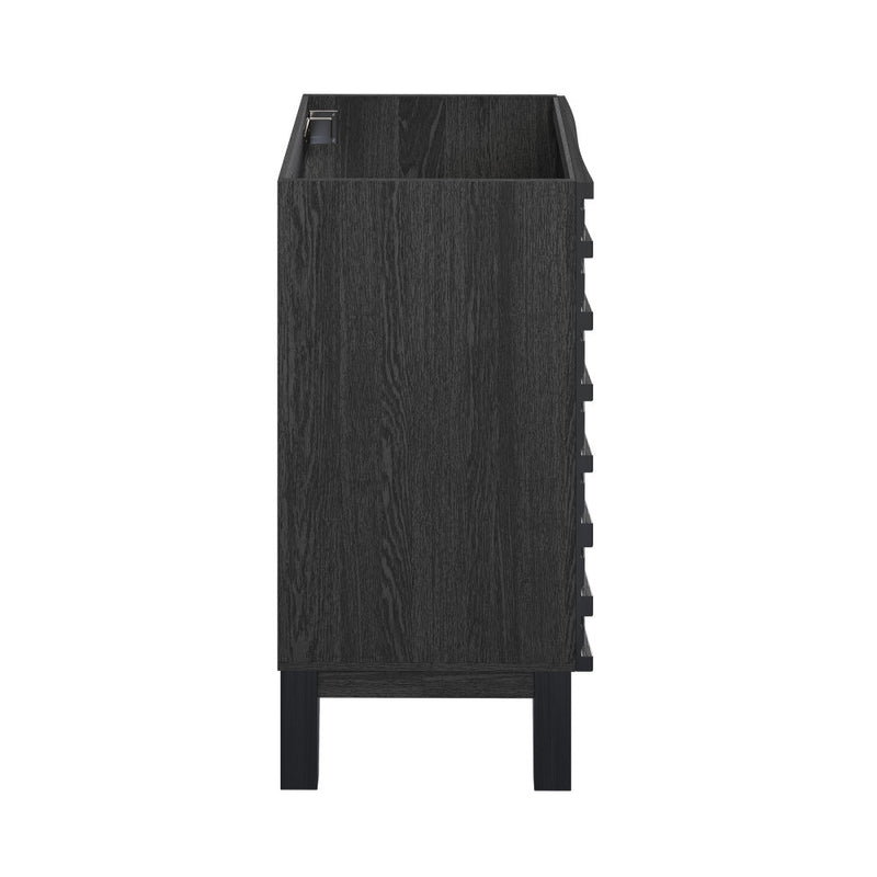 Cascade 18" Bathroom Vanity in Black - Cabinet