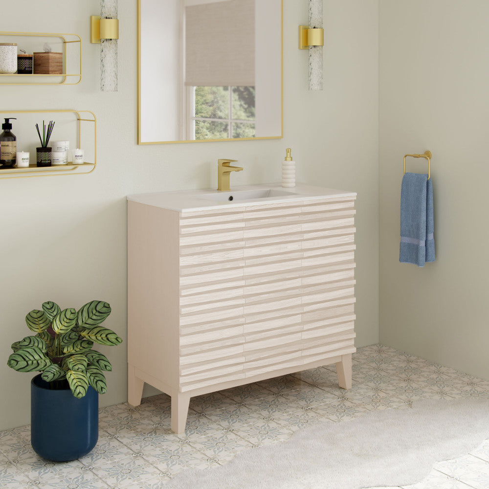 Cascade 36'' Bathroom Vanity in White