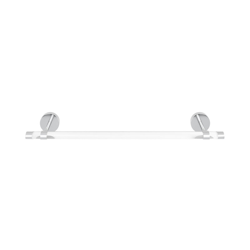 Verre 24" Acrylic Towel Bar in Chrome