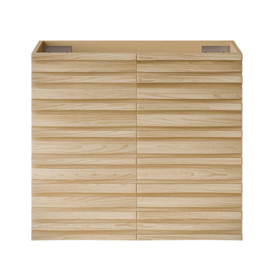 Cascade 24" Wall-Mounted Bathroom Vanity Cabinet without Top in Natural Oak