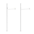 Claire 24" Metal Ends Matte White