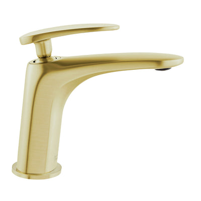 Sublime Single Hole, Single-Handle, Bathroom Faucet in Brushed Gold