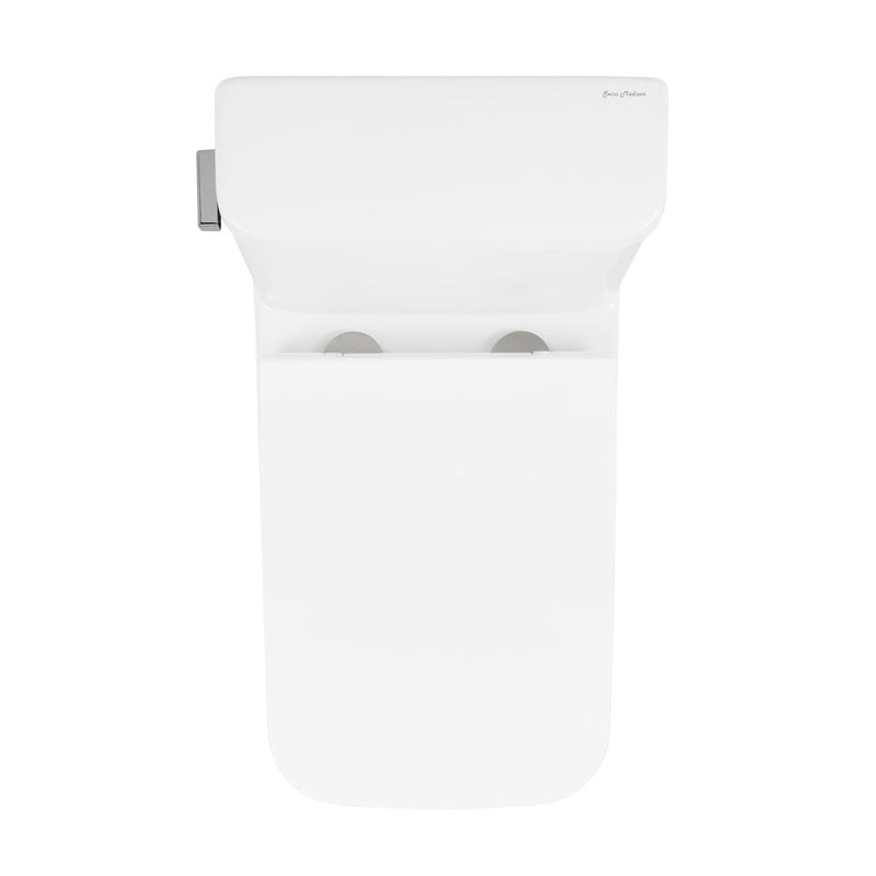 Carre One Piece Square Toilet Left Side Flush, 10" Rough-In 1.28 gpf