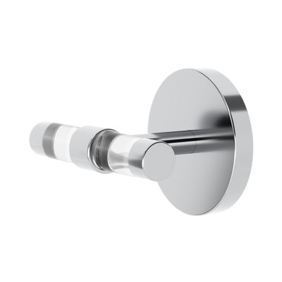 Verre Acrylic Bathroom Robe Hook in Chrome