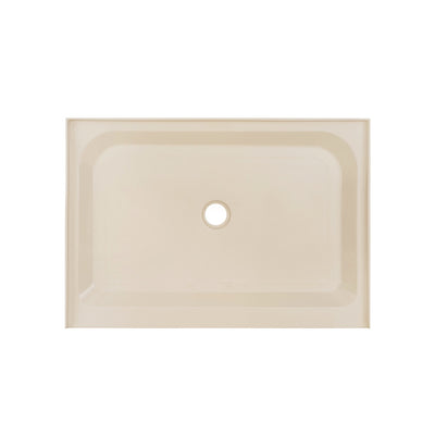 Voltaire 48 x 36 Single-Threshold, Center Drain, Shower Base in Biscuit