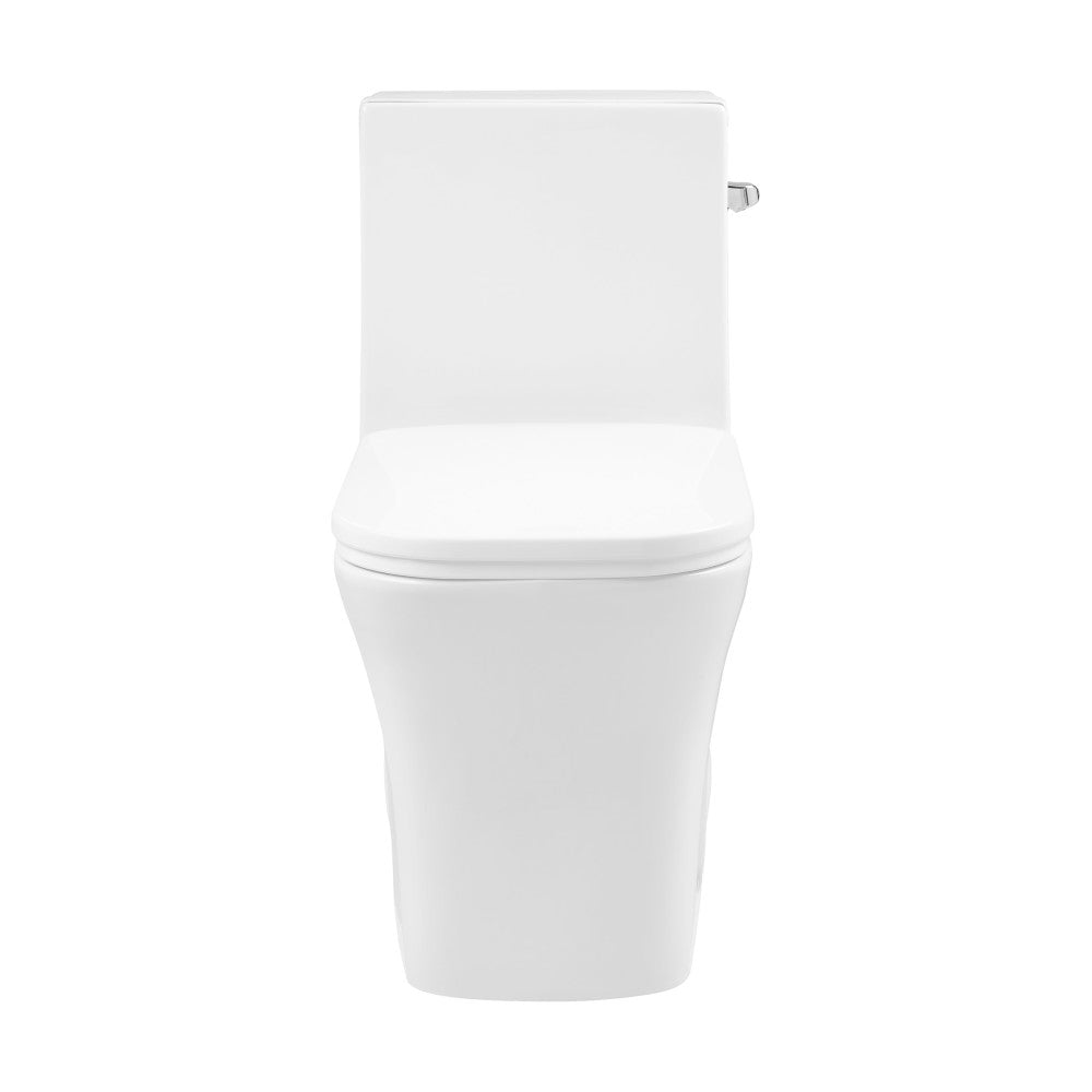 Concorde One Piece Square Right Side Flush Handle Toilet 1.28 gpf