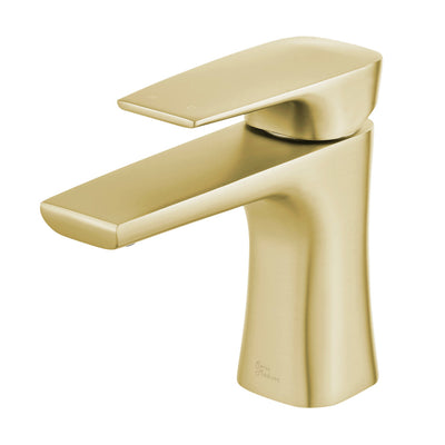Monaco Single Hole, Single-Handle, Bathroom Faucet in Brushed Gold