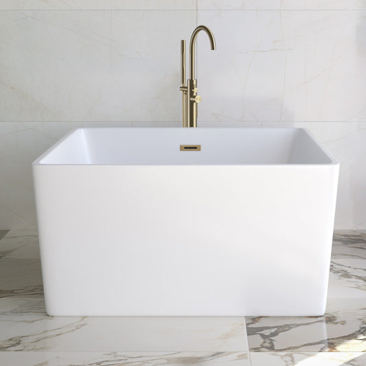 Voltaire 47" Square Freestanding Bathtub